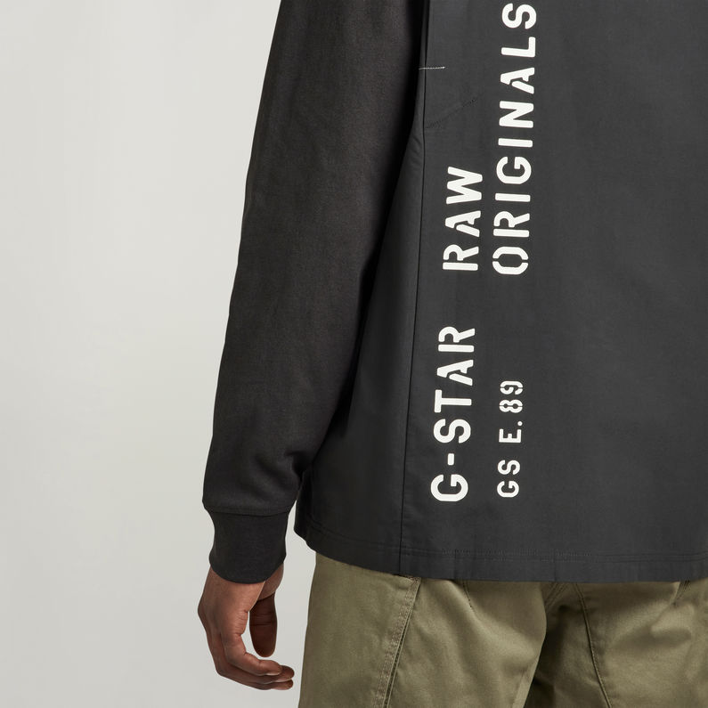 G-STAR® Utility Mix Boxy T-Shirt Schwarz