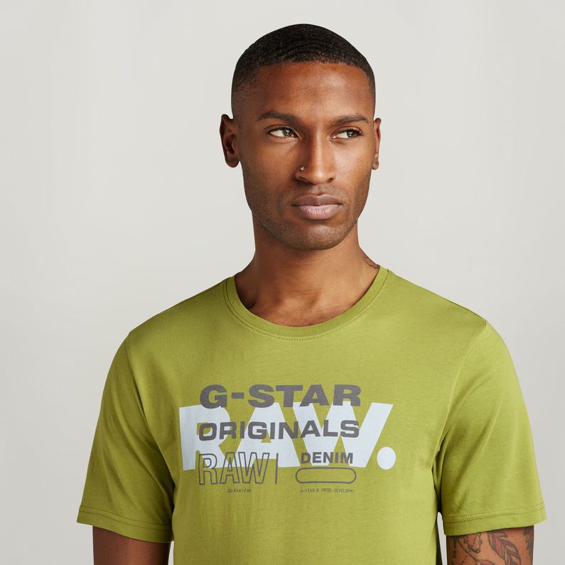 G-STAR® RAW Originals Slim T-Shirt Grün