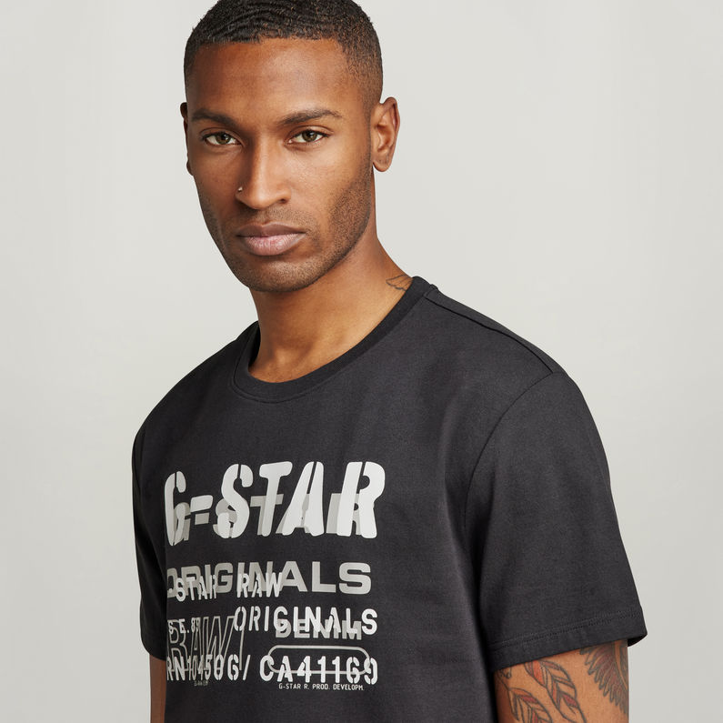 G-STAR® Stencil Originals T-Shirt Black