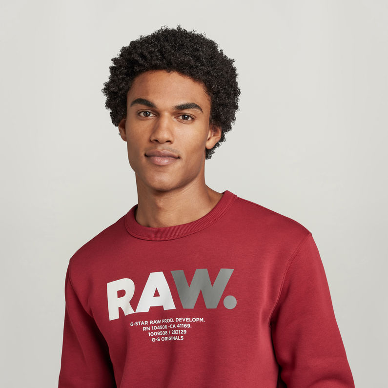 G-STAR® Multi Colored RAW. Sweater Rood