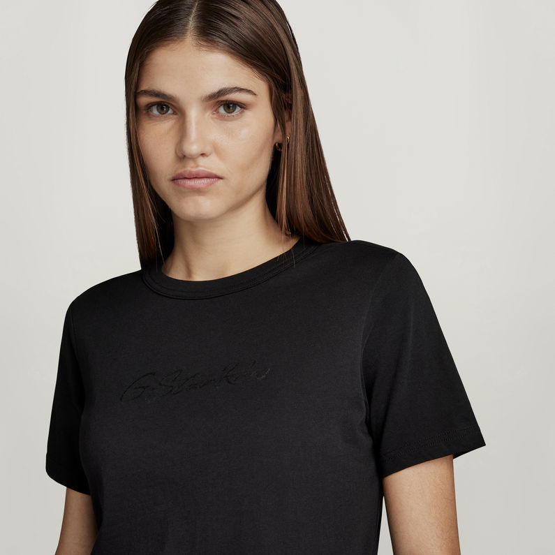 G-STAR® Autograph Slim Top Schwarz