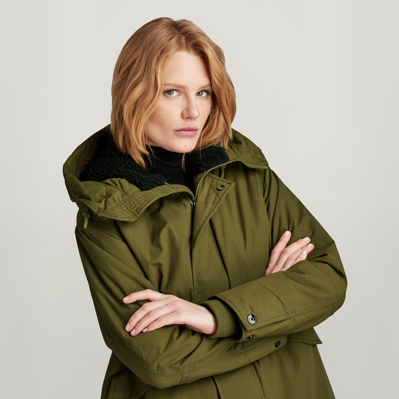 G-STAR® Fishtail Parka Met Capuchon Groen