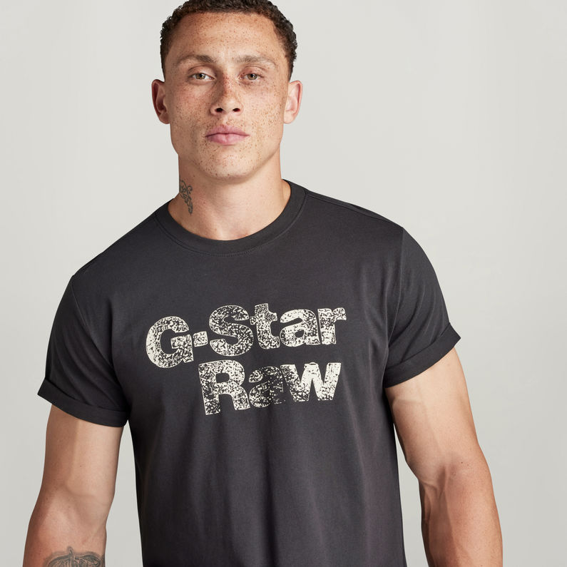 G-STAR® Painted Graphic Lash T-Shirt Black