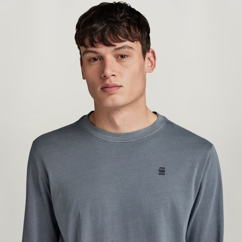 G-STAR® Painted Garment Dyed Graphic Lash T-Shirt Grey