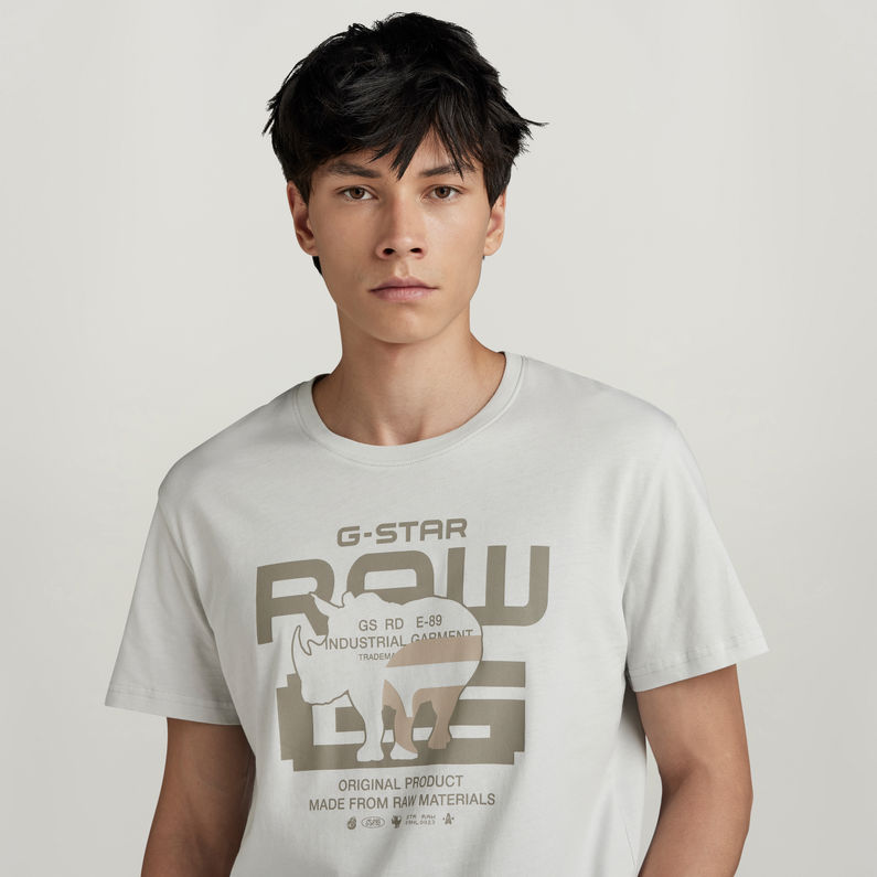 G-STAR® G-No Graphic T-Shirt Grau