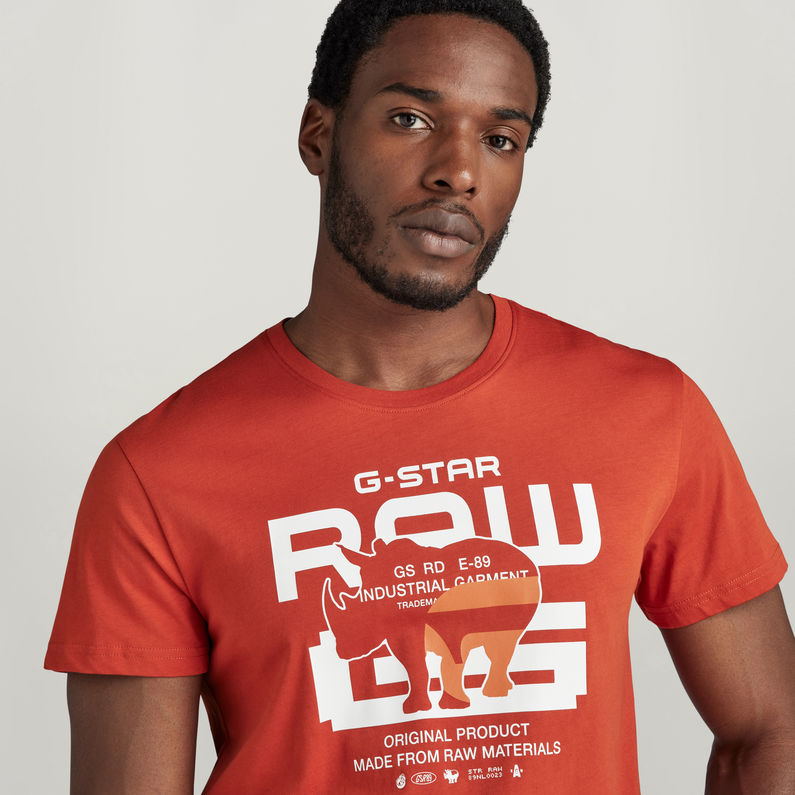 G-STAR® G-No Graphic T-Shirt Orange