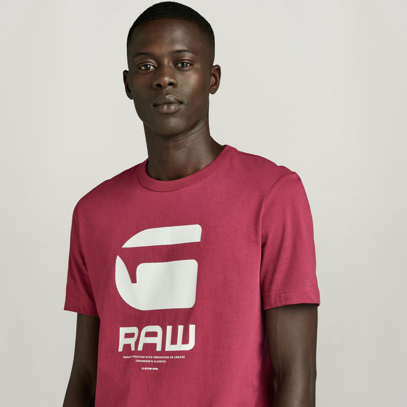 G-STAR® Graphic 6 T-Slim Shirt Rood