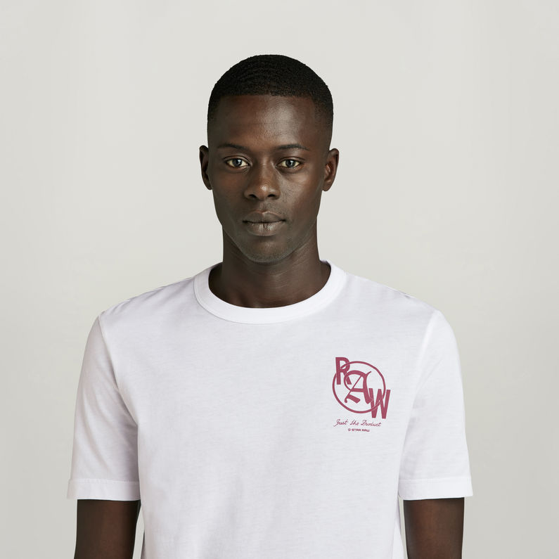 G-STAR® Graphic 9 Slim T-Shirt Weiß