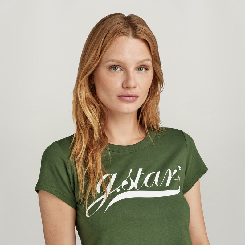 G-STAR® Graphic 1 Slim Top Green