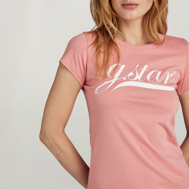 G-STAR® Graphic 1 Slim Top Pink