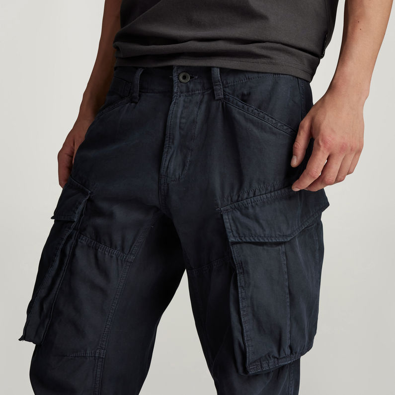 G-STAR® Cargo Pants 3D Regular Tapered Cuffed Dark blue