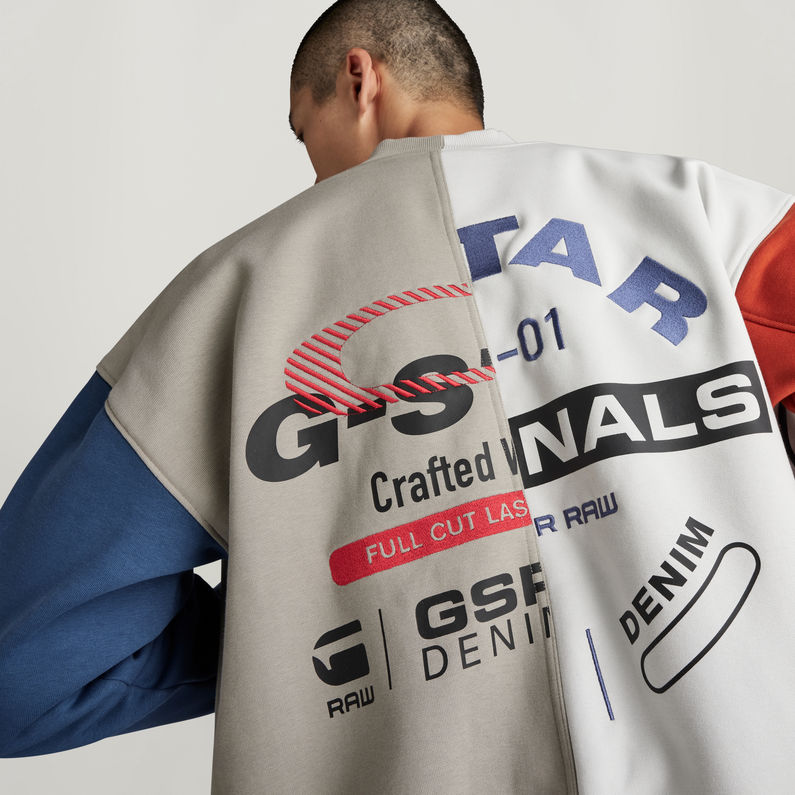 G-STAR® Sweat Varsity Bomber Loose Multi couleur