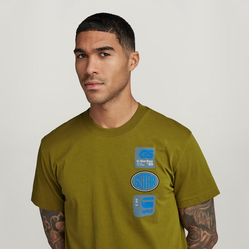 G-STAR® Multi Badge T-Shirt Green