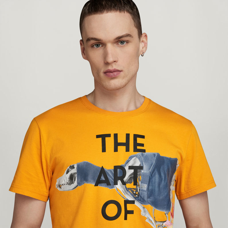 G-STAR® Art Of RAW T-Shirt Gelb