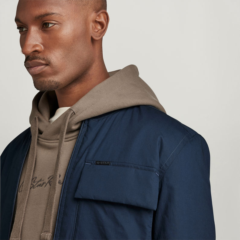 G-STAR® Lofty Padded Overshirt Dunkelblau