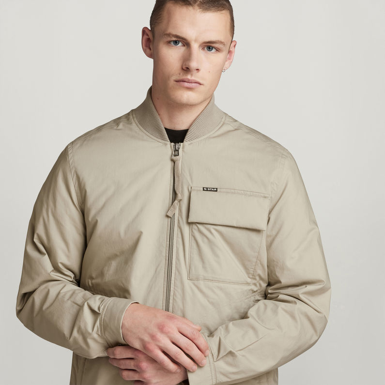G-STAR® Lofty Padded Overshirt Grau