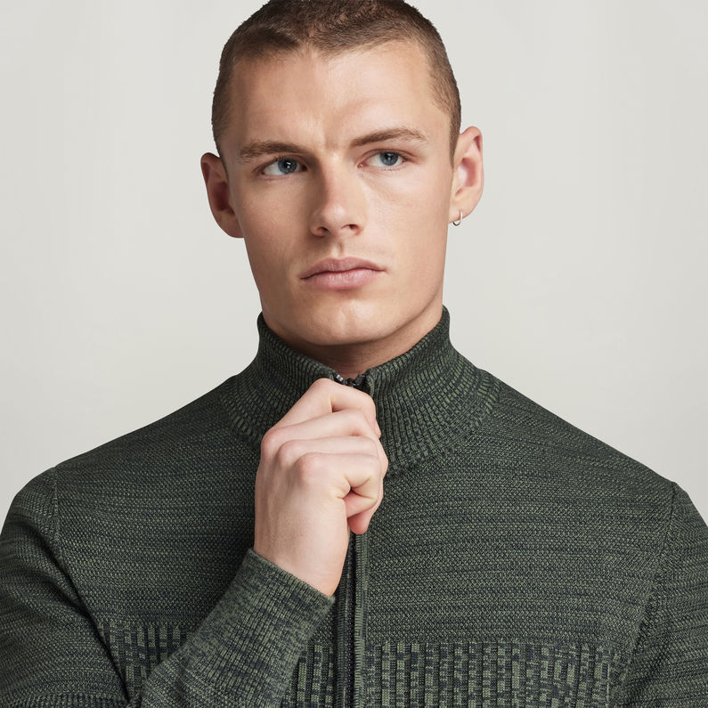 G-STAR® 3D Biker Zip Thru Knit Mehrfarbig