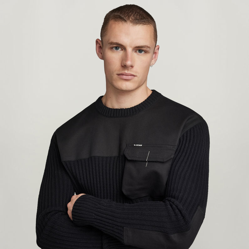 G-STAR® Army Knitted Sweater ブラック