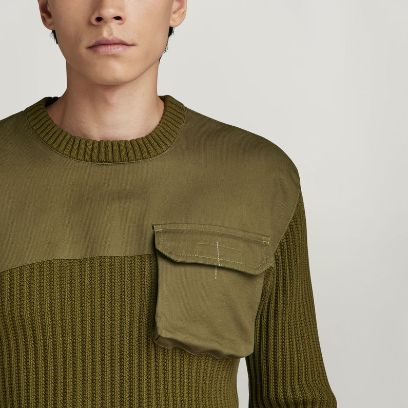 G-STAR® Army Knitted Pullover Grün