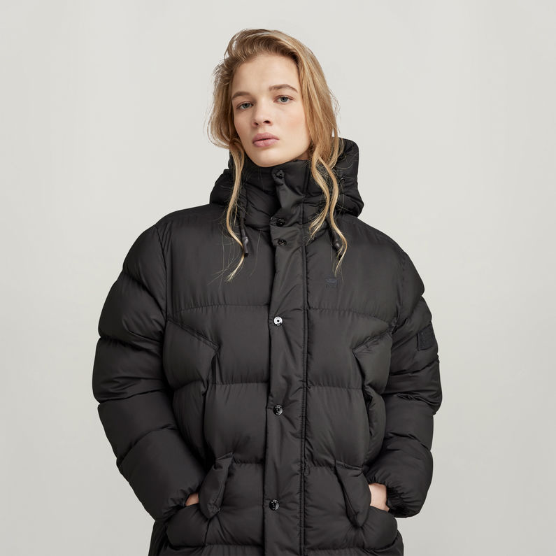 G-STAR® Whistler Long Puffer Schwarz