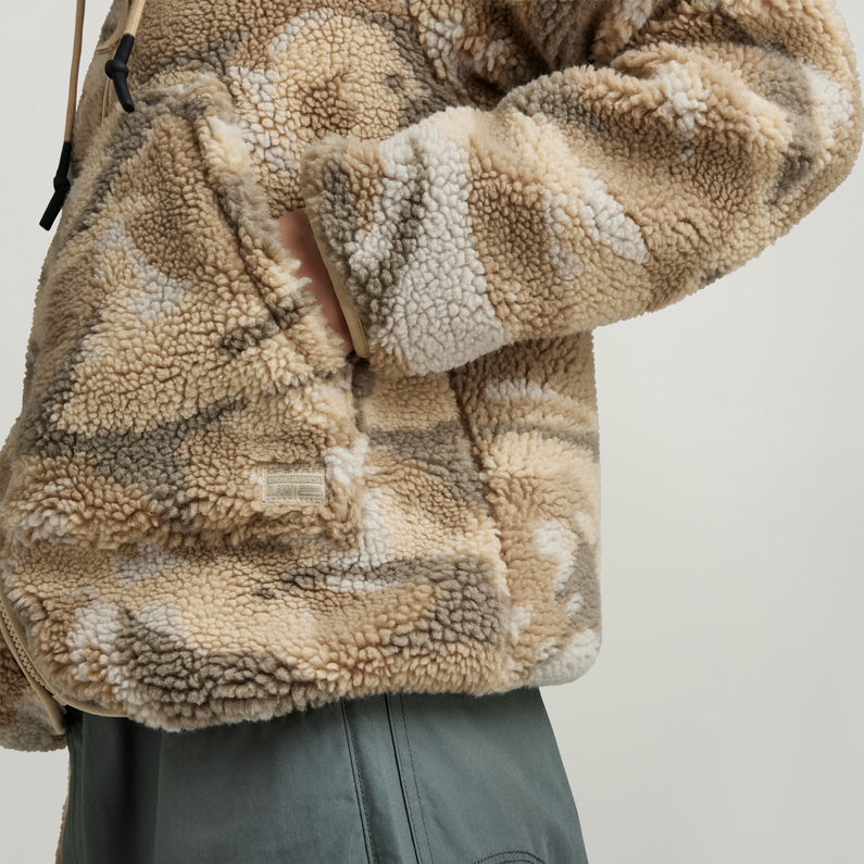 ジャケット・アウター 20AW SUGARHILL EMBROIDARY TEDDY JACKET SUGARHILL（シュガーヒル）の EMBROIDARY TEDDY JACKET (BLACK