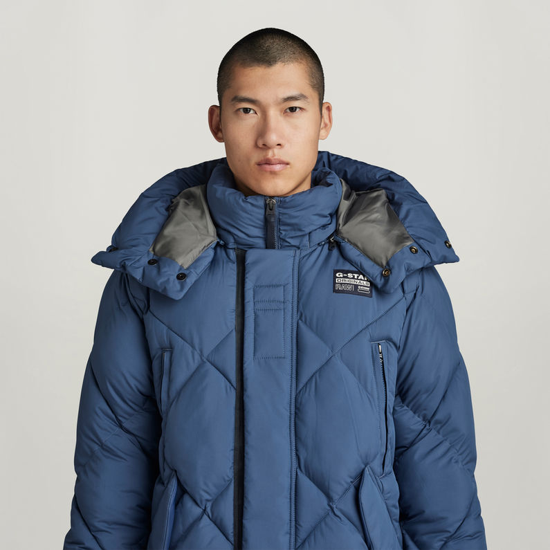 G-STAR® G-Whistler XL Long Blanket Puffer Coat Medium blue