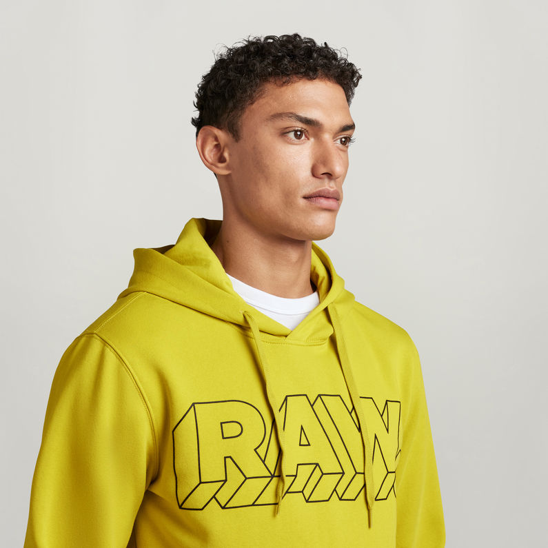 G-STAR® Sweat à capuche RAW 3D Jaune