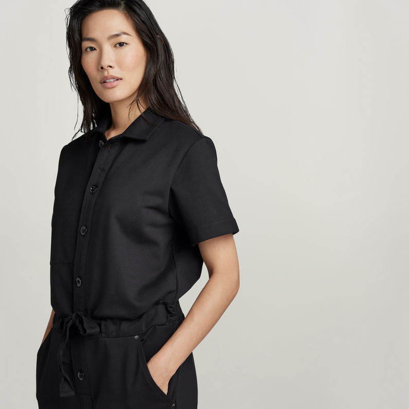 G-STAR® Jersey Jumpsuit Black