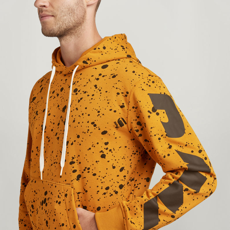 G-STAR® Splatter Sleeve Graphic Hoodie Multi color