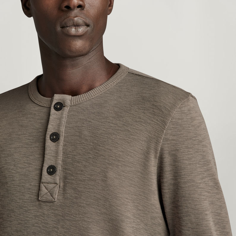 G-STAR® Henley Slim Tweeter Brown