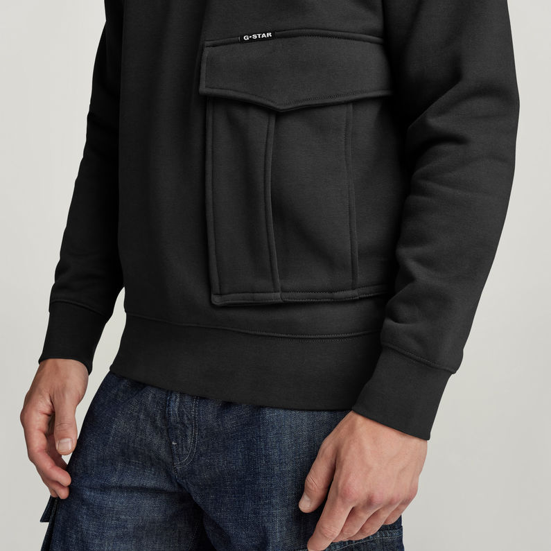 G-STAR® Cargo Sweatshirt Schwarz