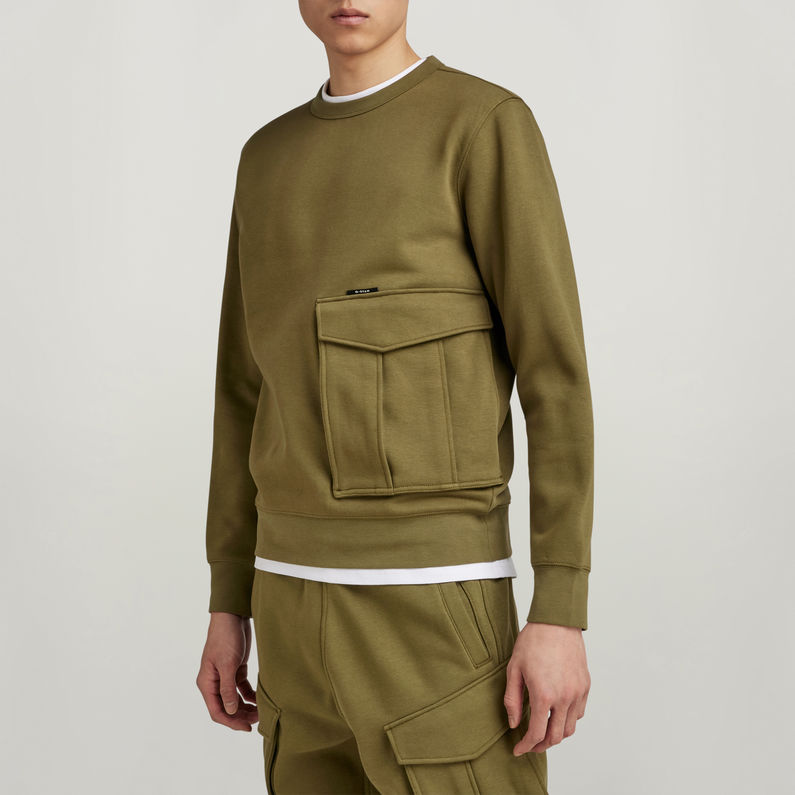 G-STAR® Cargo Sweatshirt Grün
