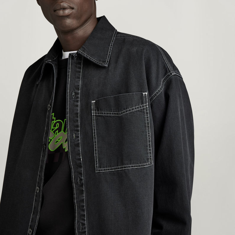 G-STAR® Unisex Boxy Fit Shirt ブラック