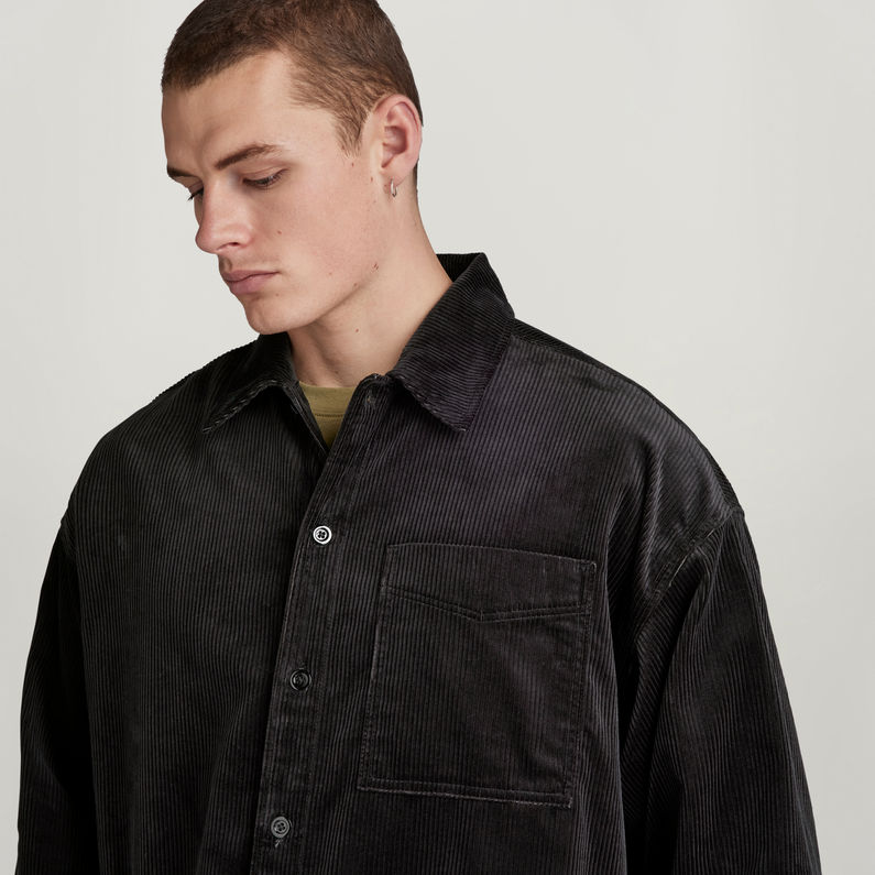 G-STAR® Boxy Fit Hemd Schwarz