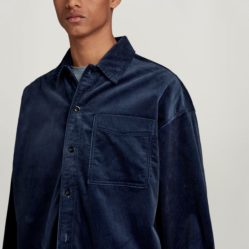 G-STAR® Boxy Fit Hemd Dunkelblau