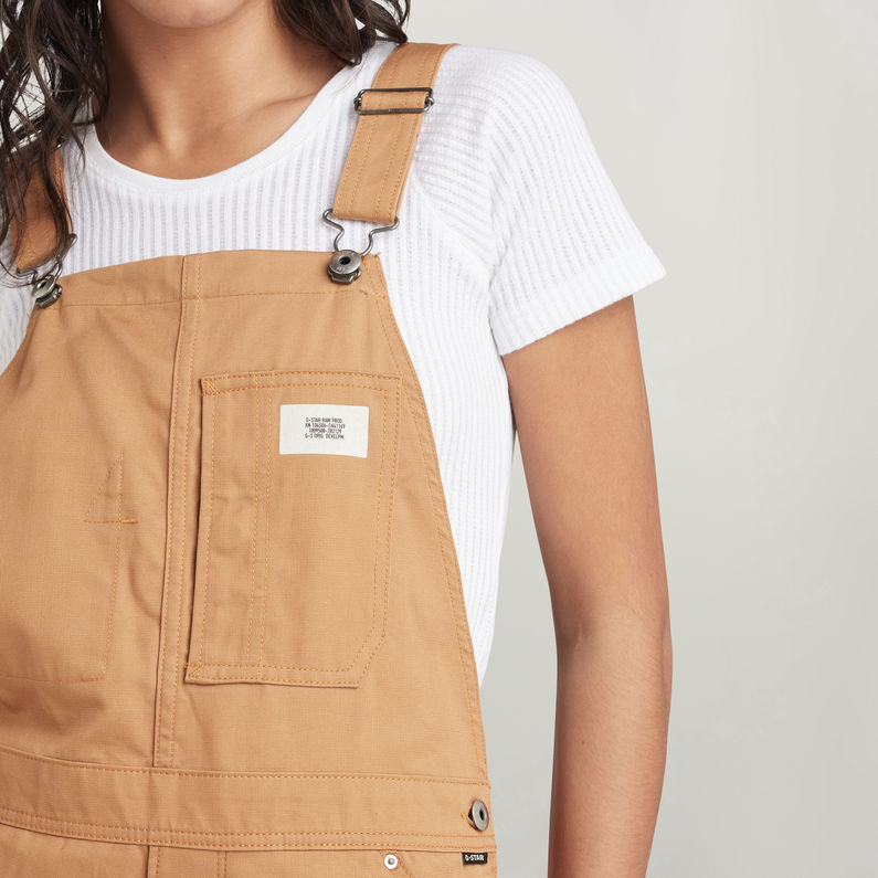 G-STAR® Short Dungaree Brown