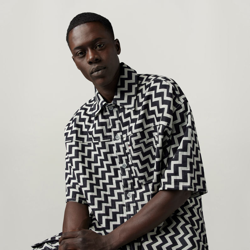 G-STAR® Camisa E Boxy Azul oscuro