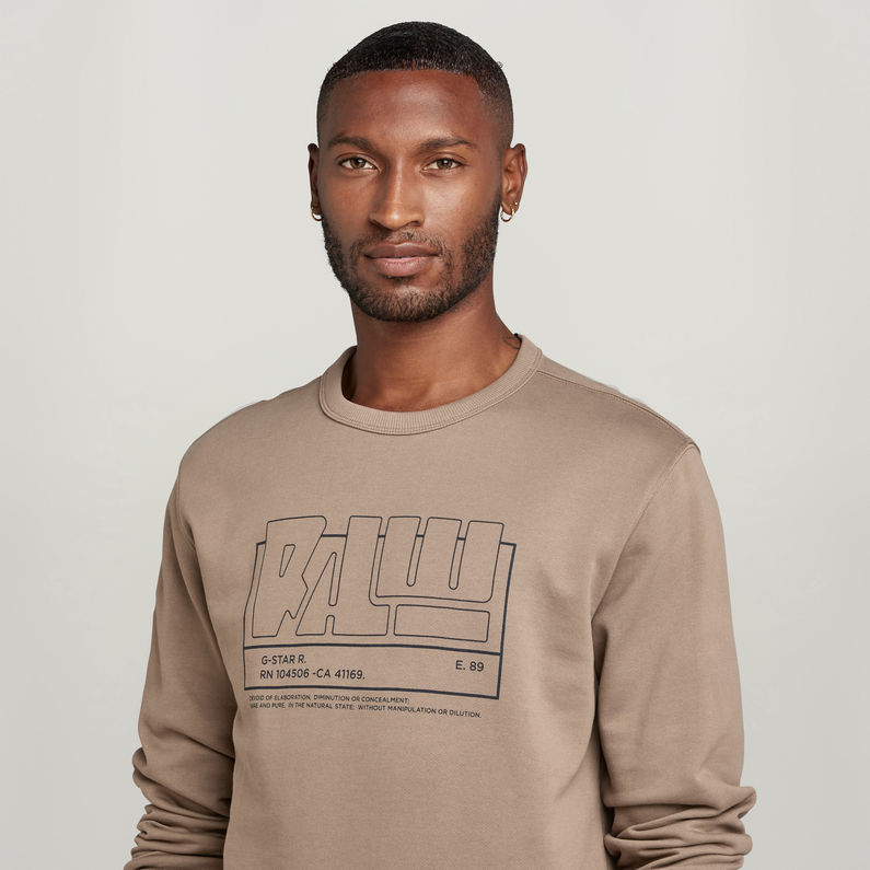 G-STAR® Raw. Sweat Brun
