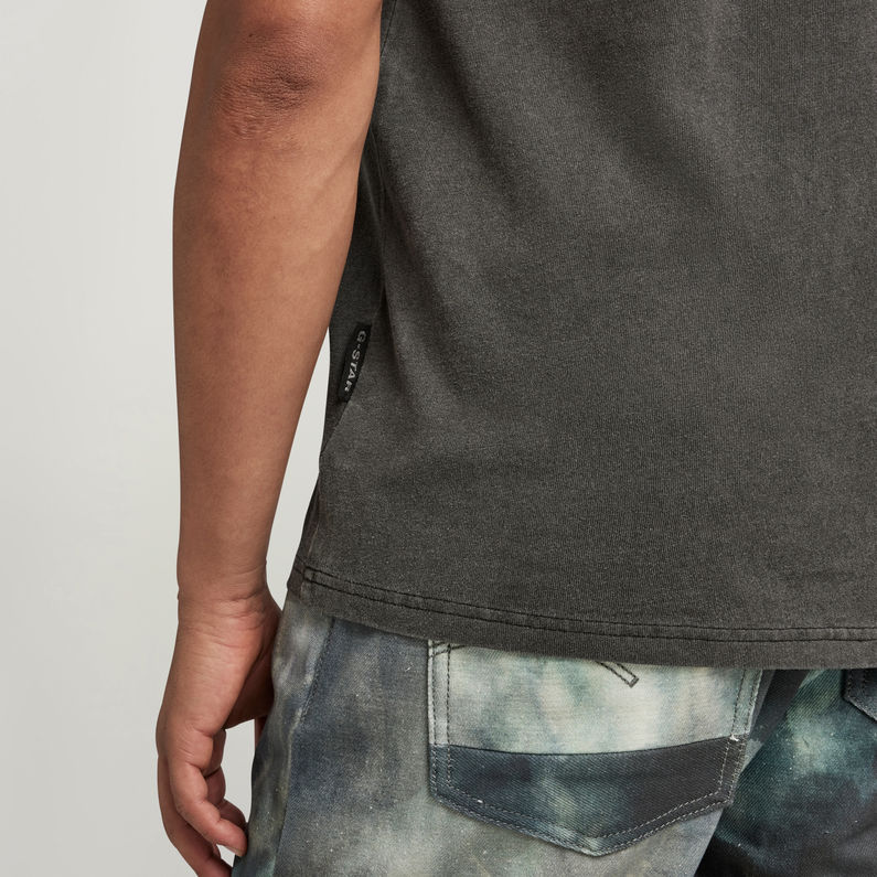 G-STAR® T-Shirt Pigment Dye Noir