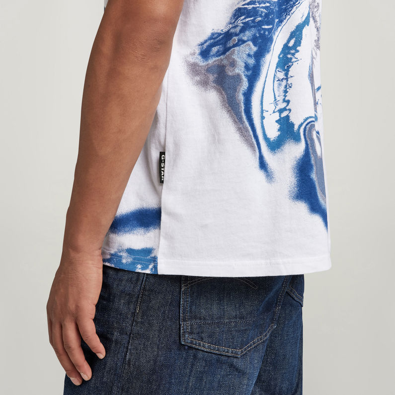 G-STAR® Camiseta Saturated Eye Loose Multi color