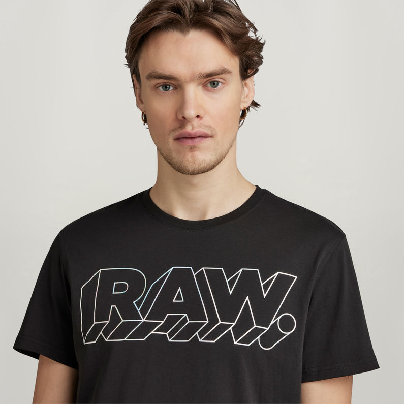 G-STAR® Holographic Raw T-Shirt Black