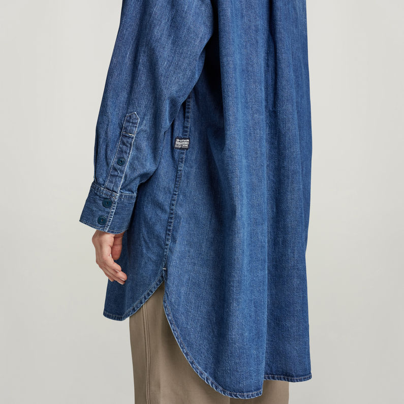 G-STAR® Oversized Shirt Mittelblau