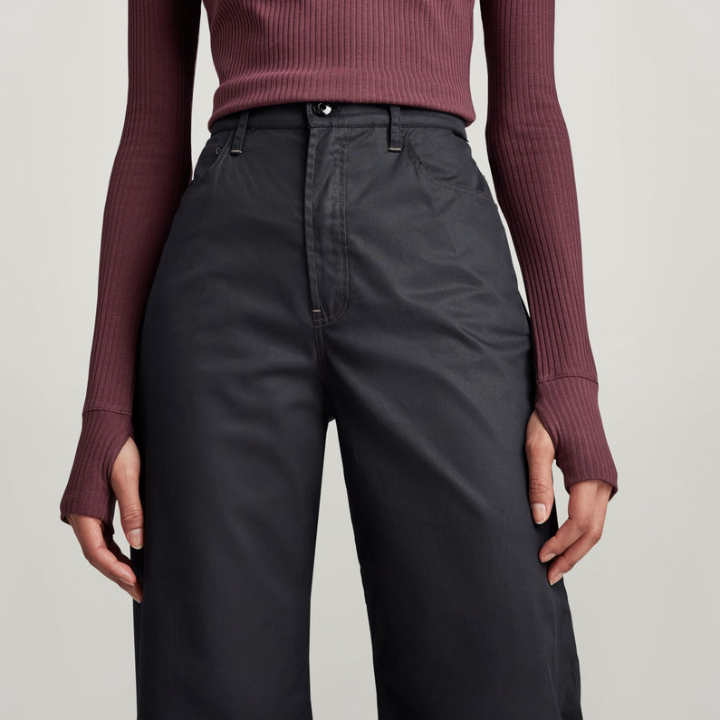 G-STAR® Deck Ultra High Wide Leg Pants Black