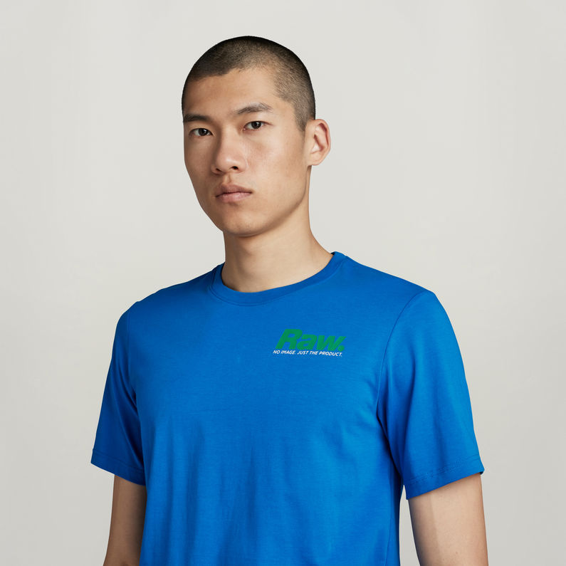 G-STAR® Photographer Graphic Slim T-Shirt Donkerblauw