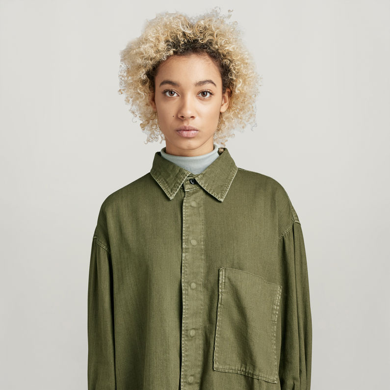 G-STAR® Oversized Boyfriend Shirt Groen