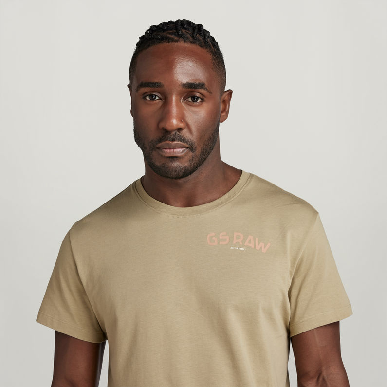 G-STAR® Graphic Ribbed T-Shirt Grün