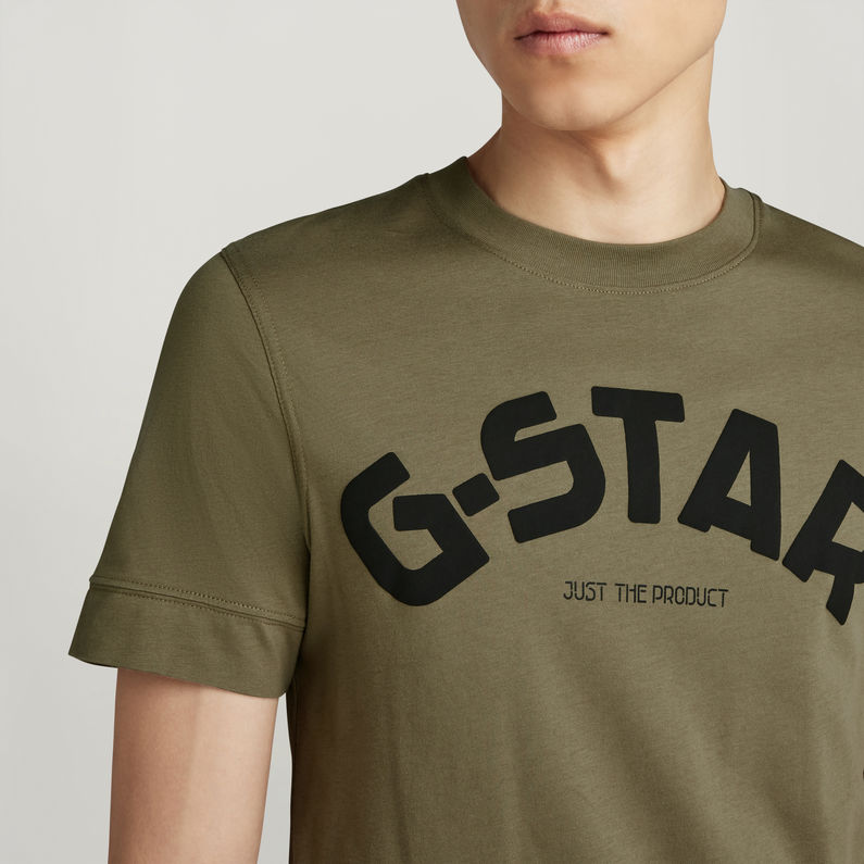 G-STAR® Puff Logo Slim T-Shirt Green
