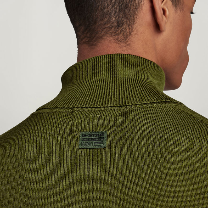 G-STAR® Premium Core Turtle Knitted Sweater Green