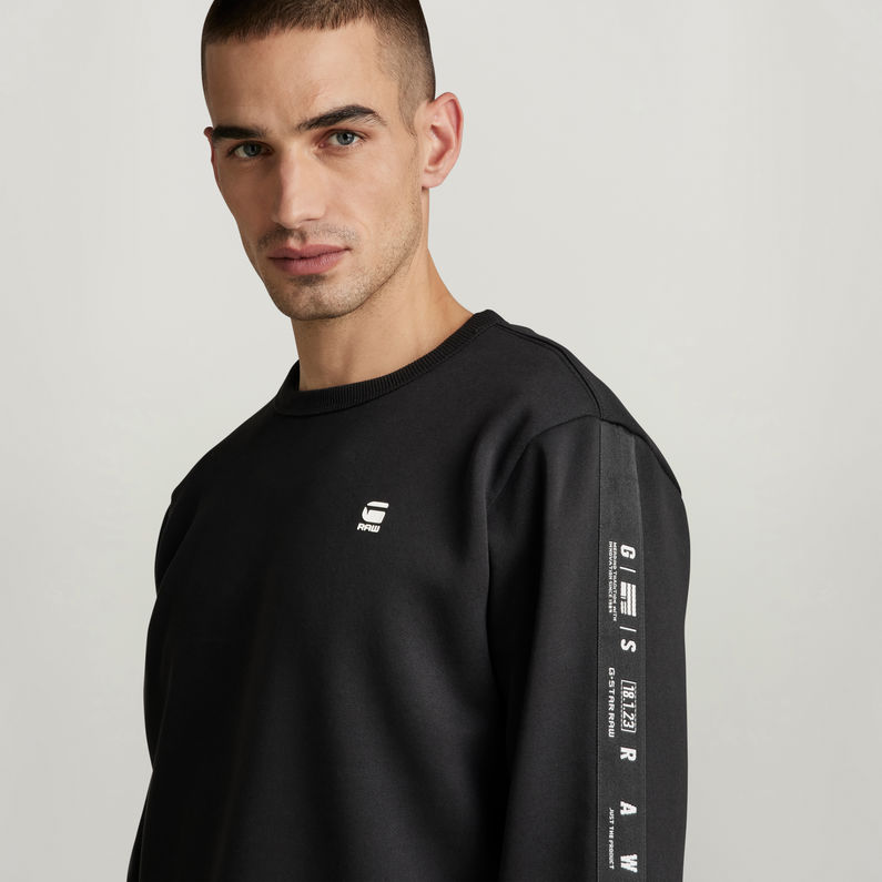 G-STAR® Sport A Tape Crew Sweater Black