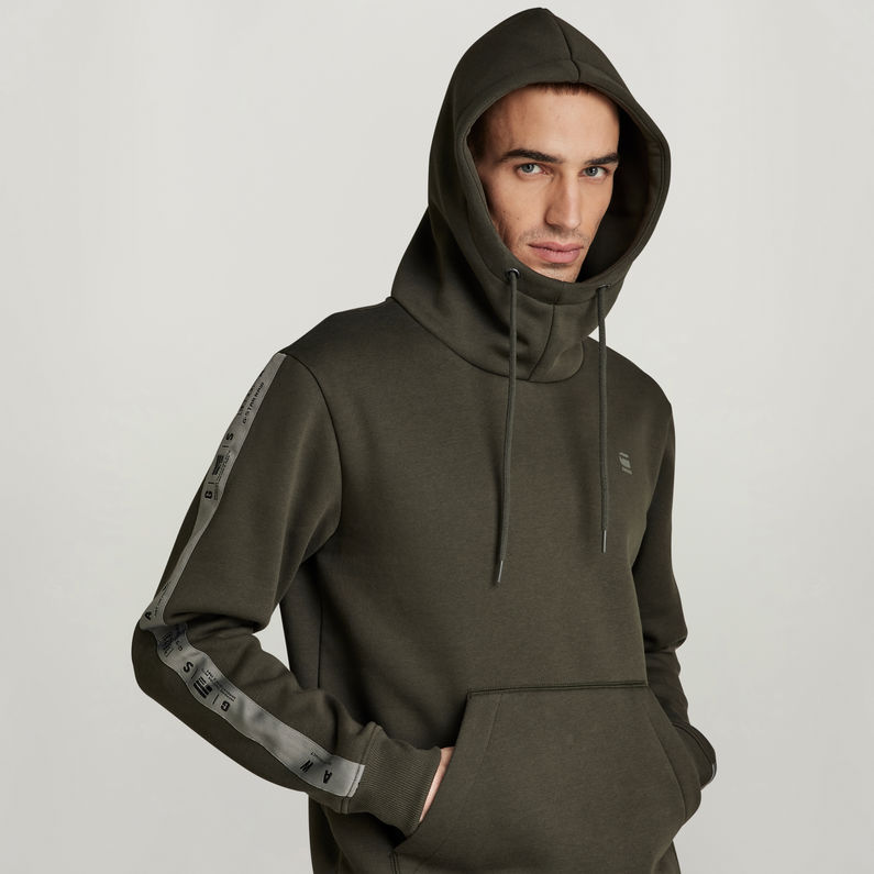 G-STAR® Sport A Tape Hooded Sweatshirt Grau